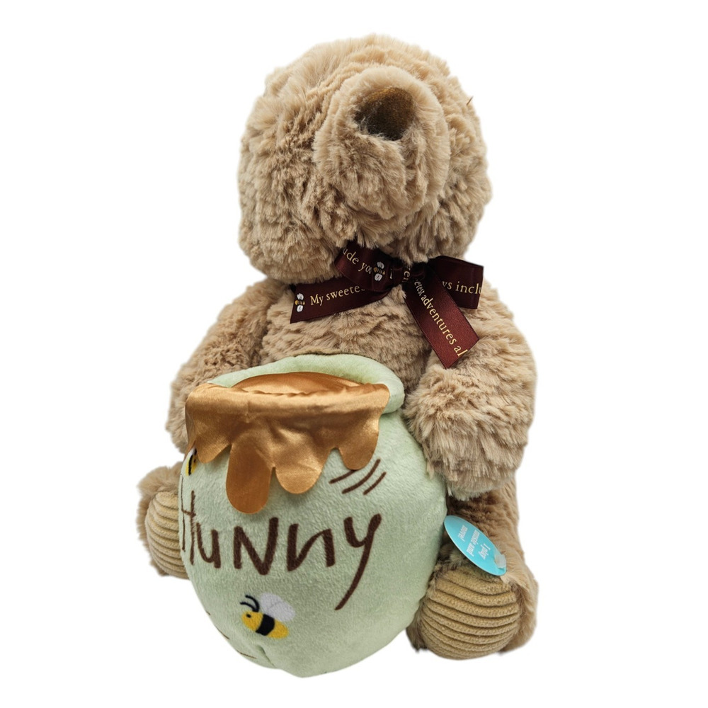 KIDS PREFERRED Disney Baby Classic Pooh musical plush stuffed animal w Honey Pot